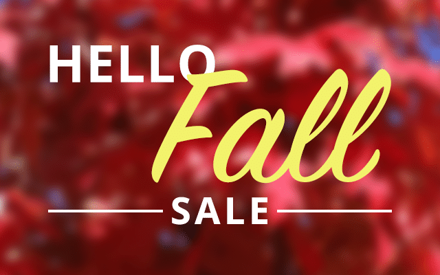 Fall Tree Sale